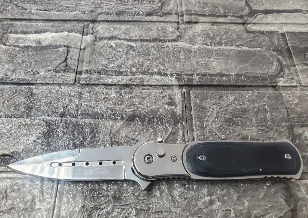 USA Columbia Tactical Folding Pocket Knife – Black — 1