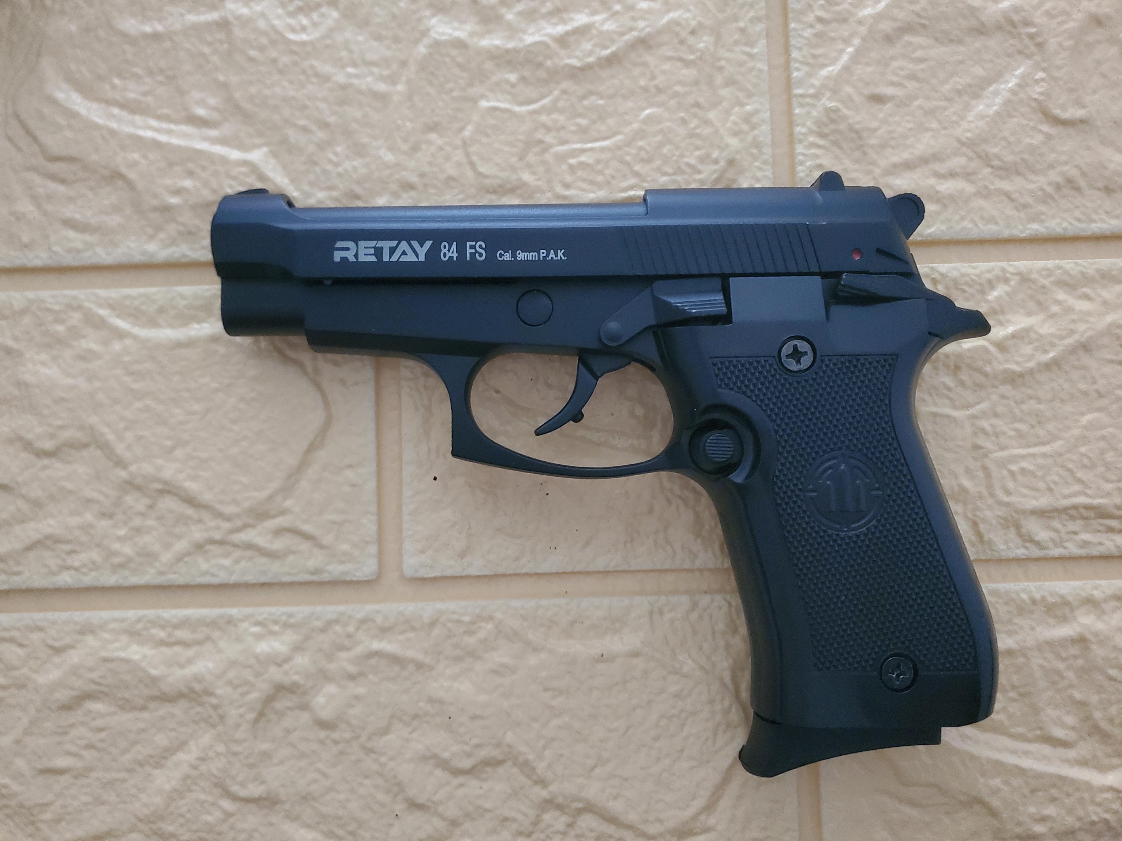 Retay 84 FS Blank-Firing Pistol – Black — 1