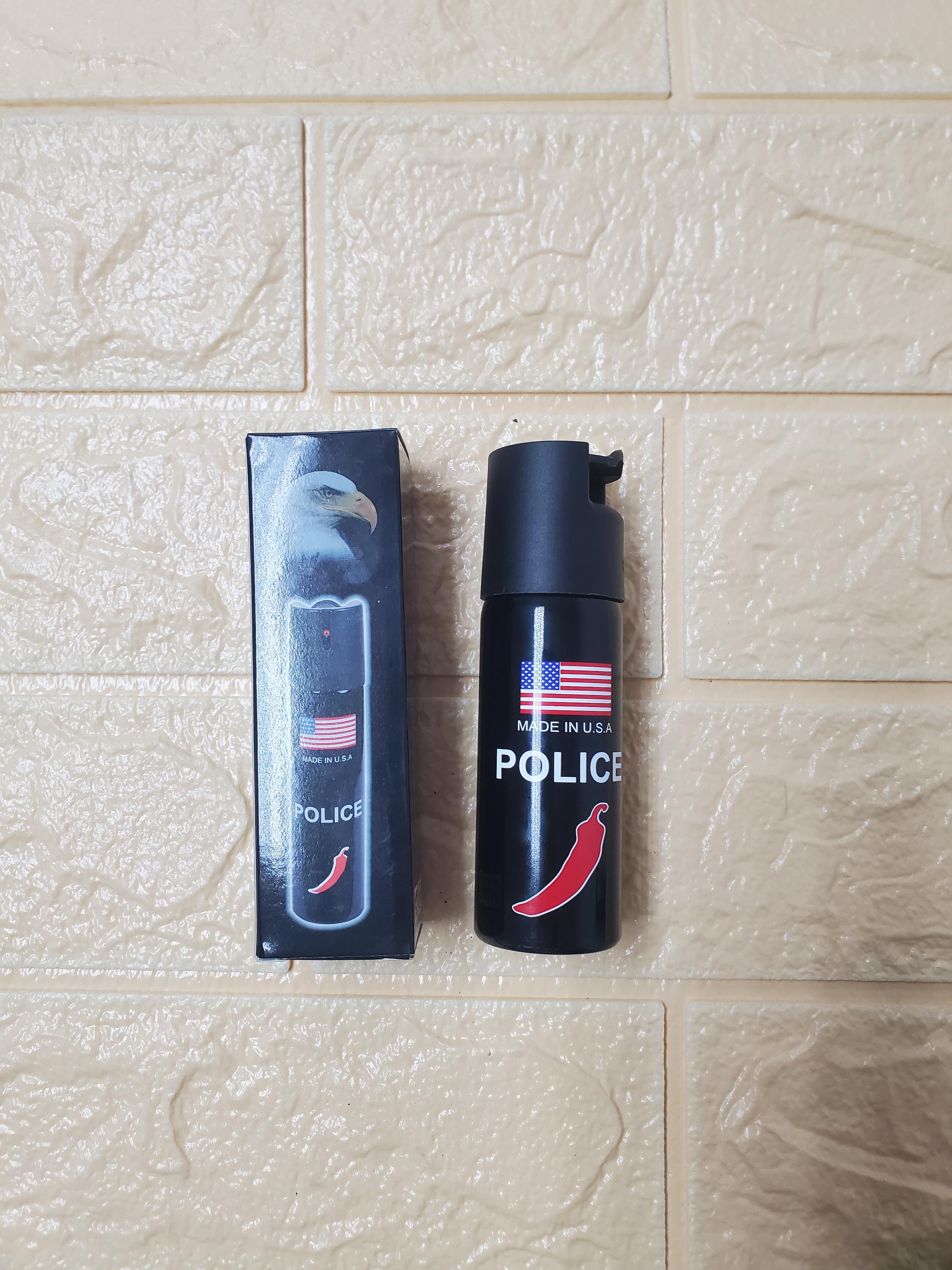 Police Self-Defense Pepper Spray 60ml – Compact Personal Protection Spray — 1