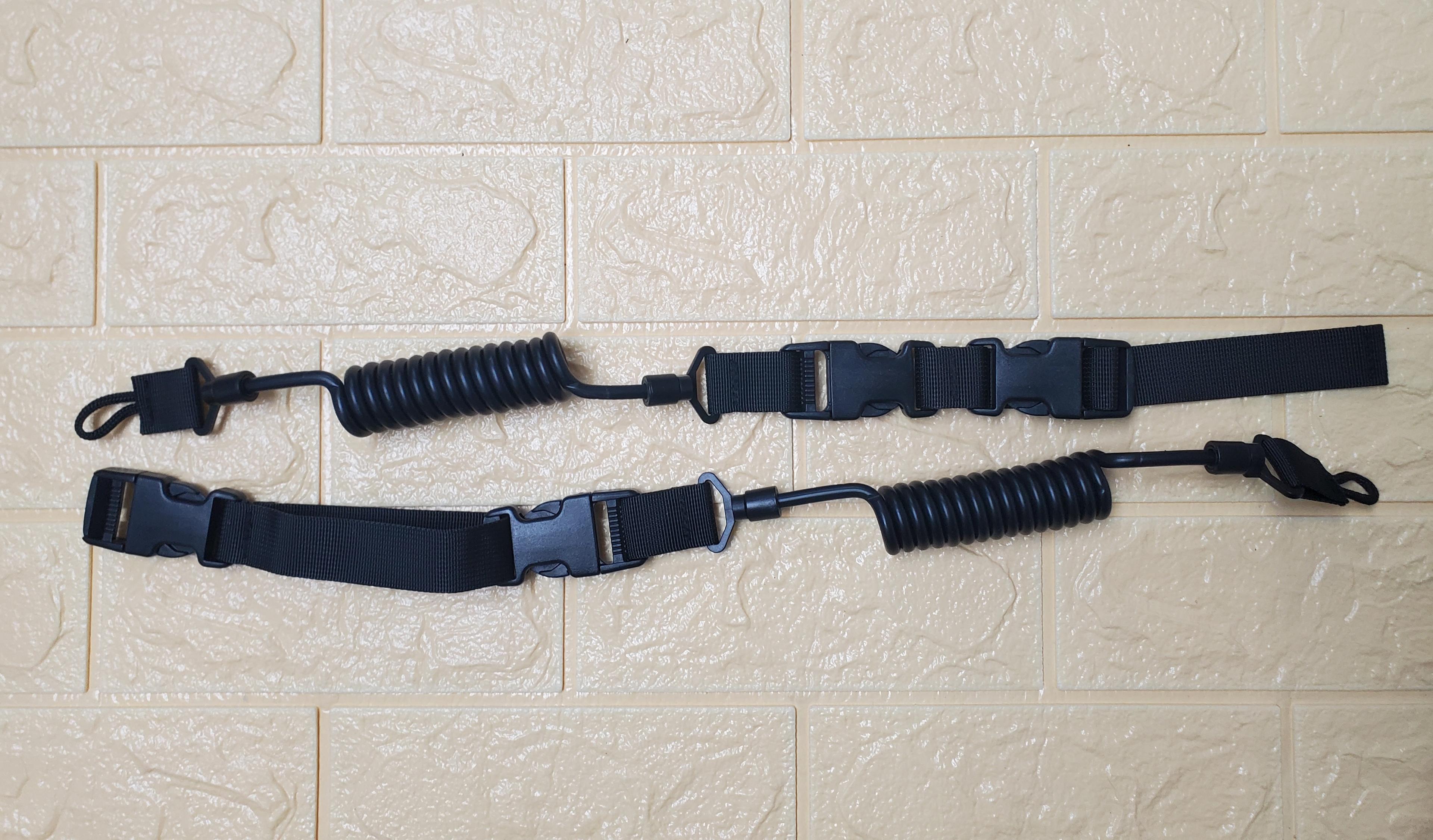 Tactical Pistol Lanyard with Quick Release Buckle – Black — 1