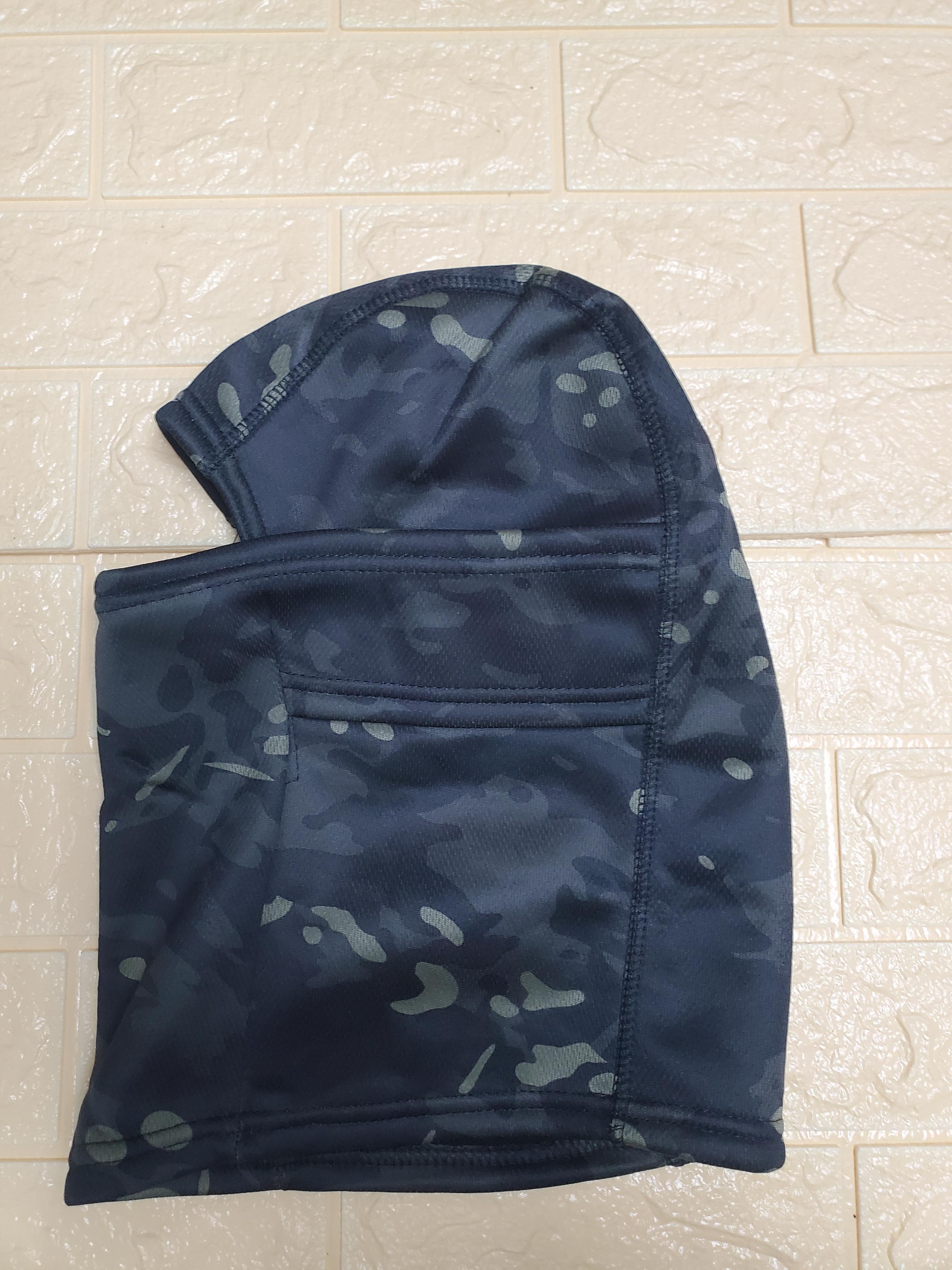 Fleece-Lined Thermal Balaclava – Black Camo — 2