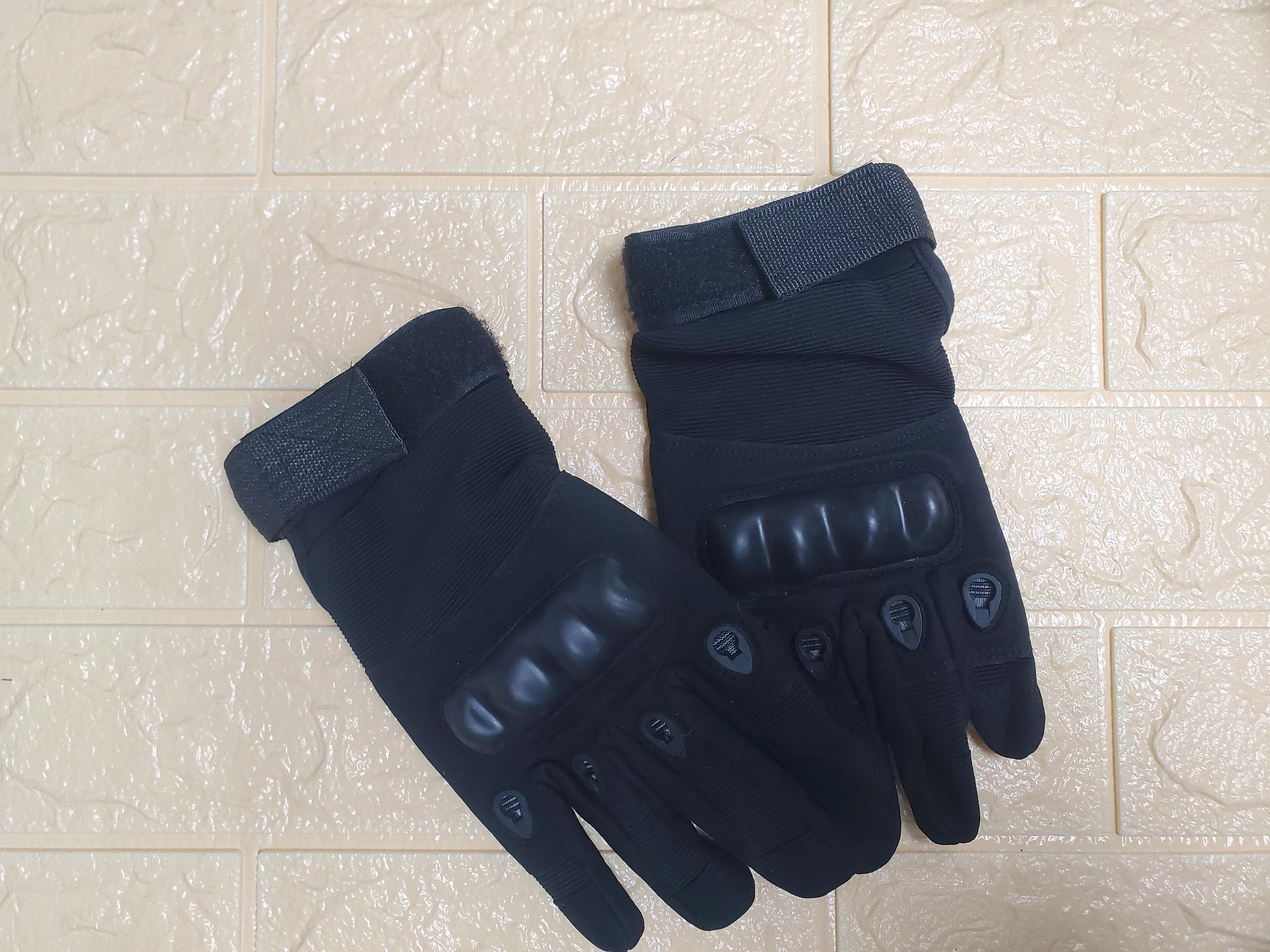 TacSpec Full Finger Hard Knuckle Tactical Gloves Variants Black Coyote Tan — 4