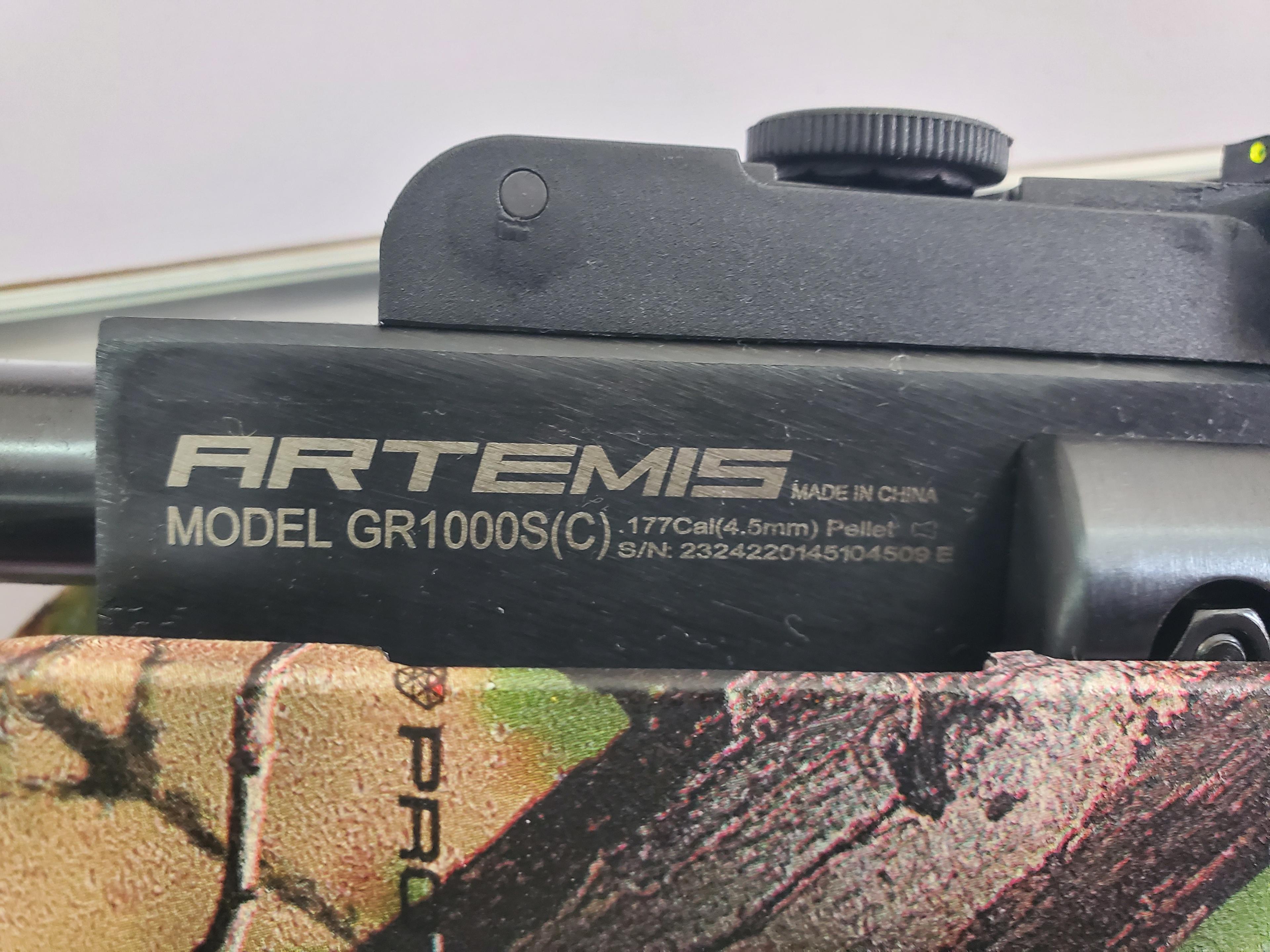Artemis SR1000S Camo Break Barrel Air Rifle – 4.5mm (.177) — 1