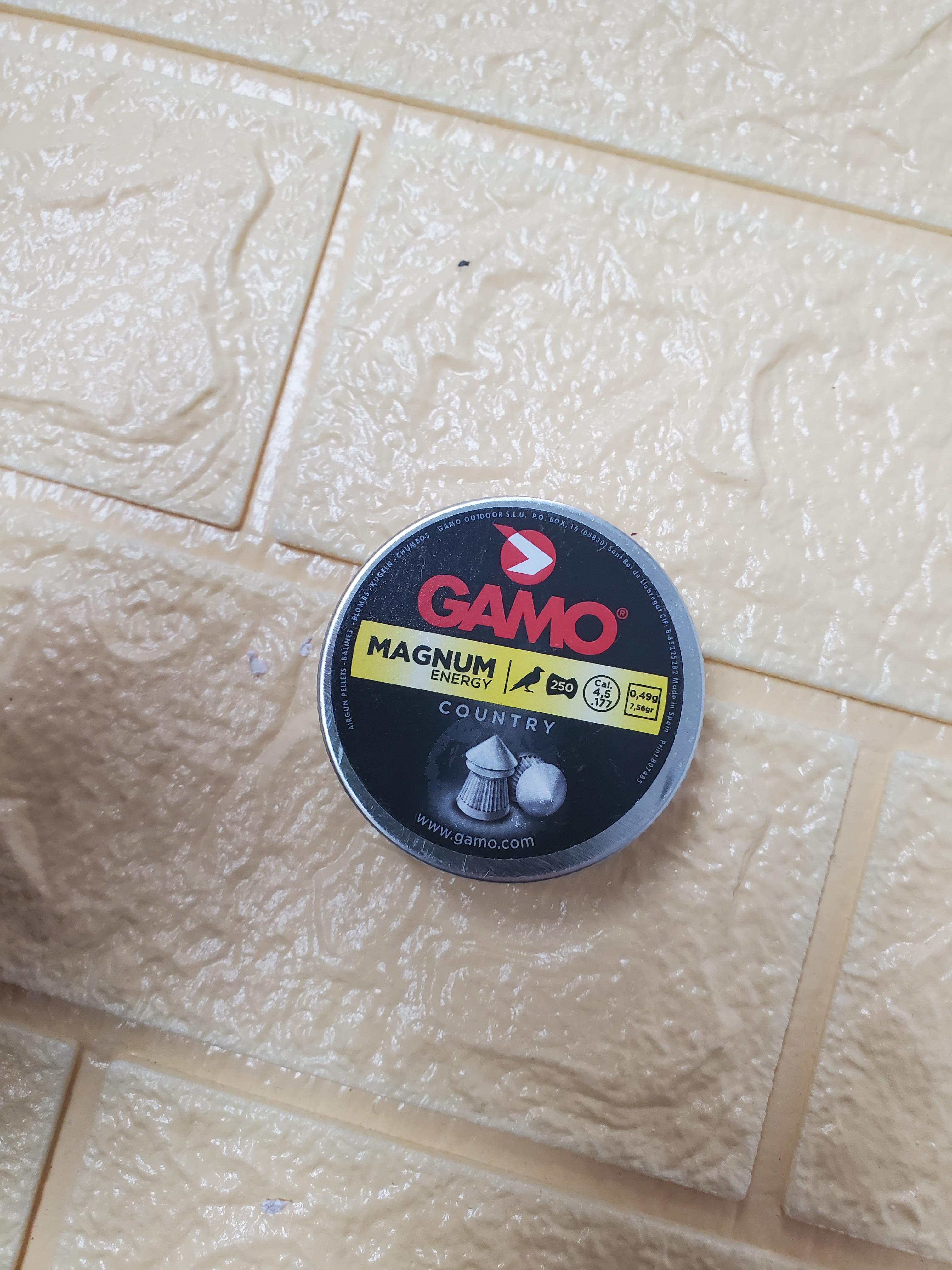 Gamo Magnum Energy Country Air Rifle Pellets – .177 (4.5mm) – 250 Pack — 1