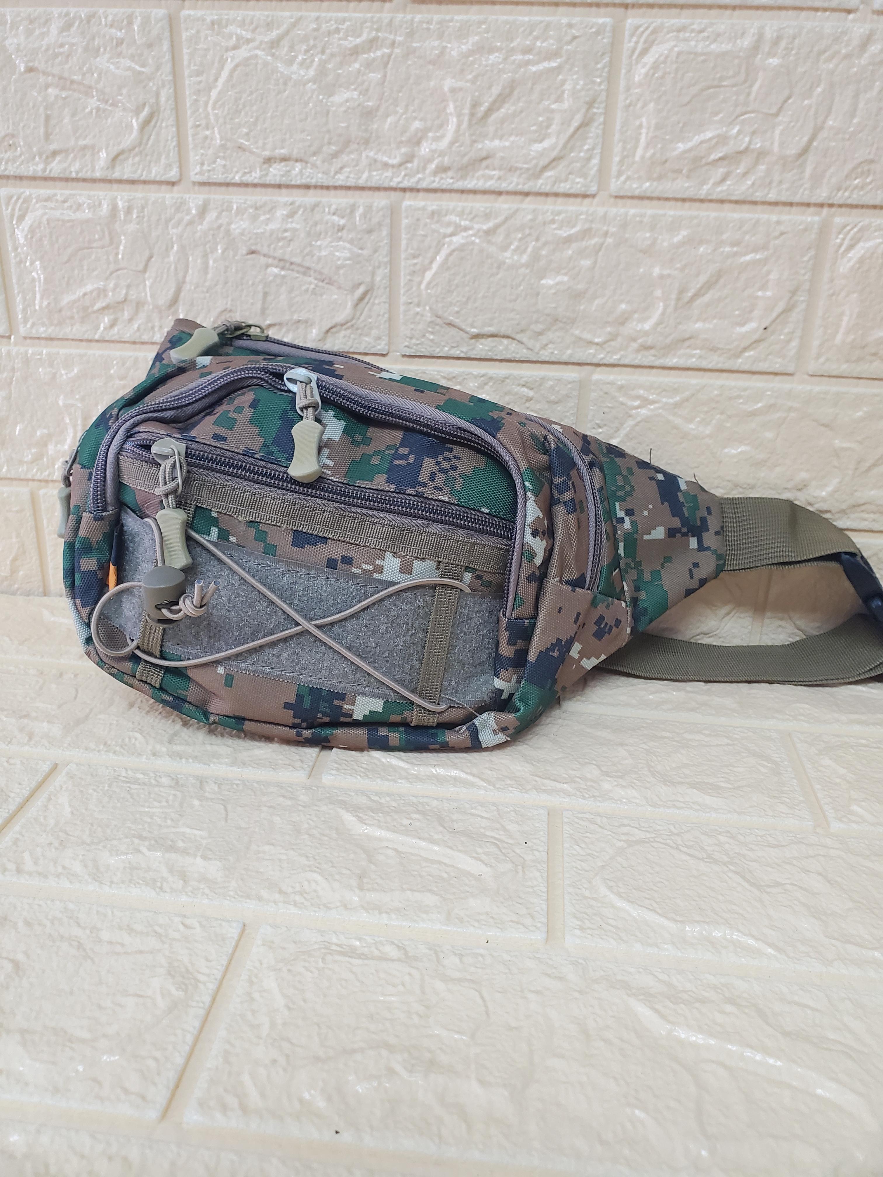 Military Tactical Camouflage Waist Bag – Multi-Pocket Outdoor Utility Pack — 1