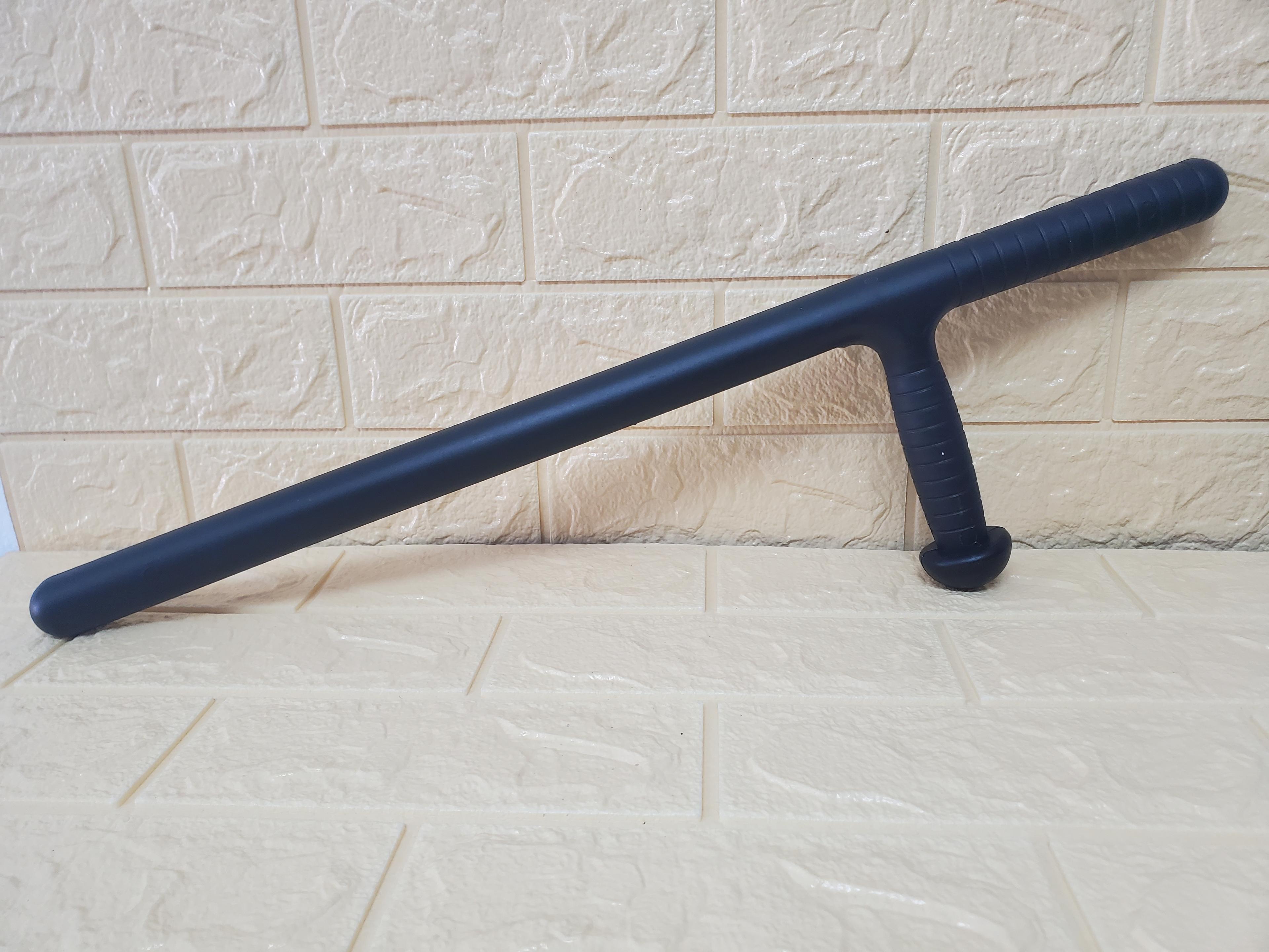 60cm Black Tonfa Security Baton – High-Impact Training & Security Baton — 1
