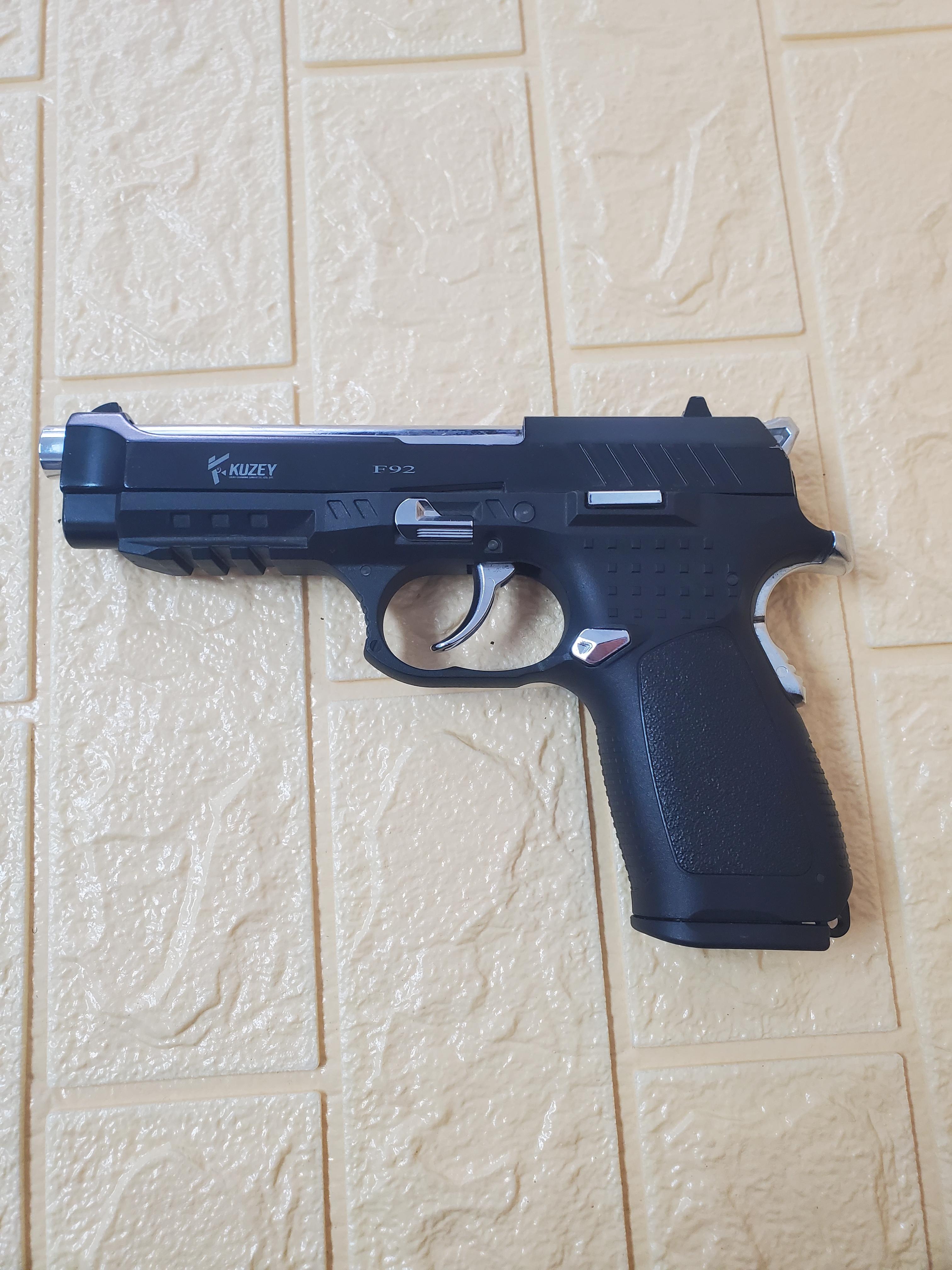 Kuzey F92 9mm P.A.K Blank Firing Pistol – 18+1 Capacity — 1