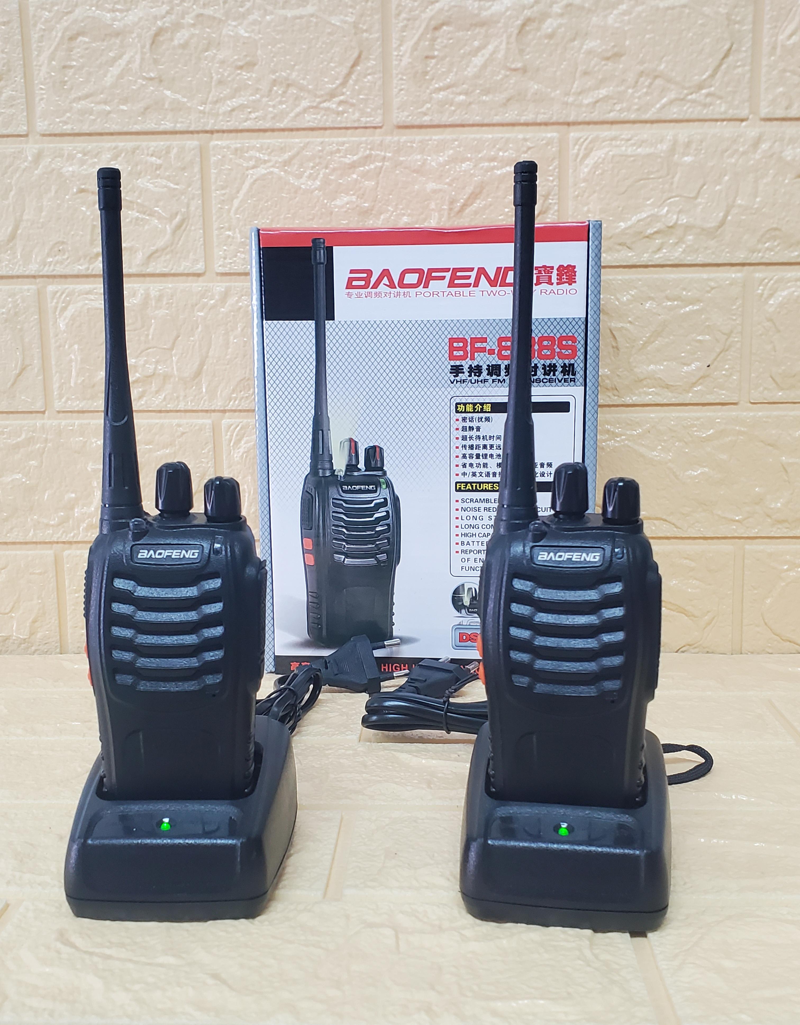 Baofeng BF-888S UHF Two-Way Radio Set (2 Pack) – Rechargeable Walkie Talkies — 1