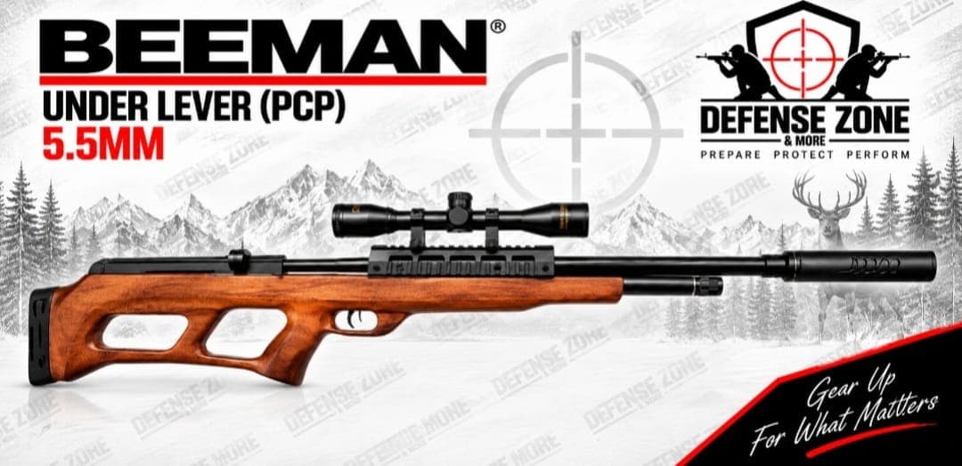 BEEMAN Under Lever PCP Air Rifle 5.5mm – 3500 PSI — 1