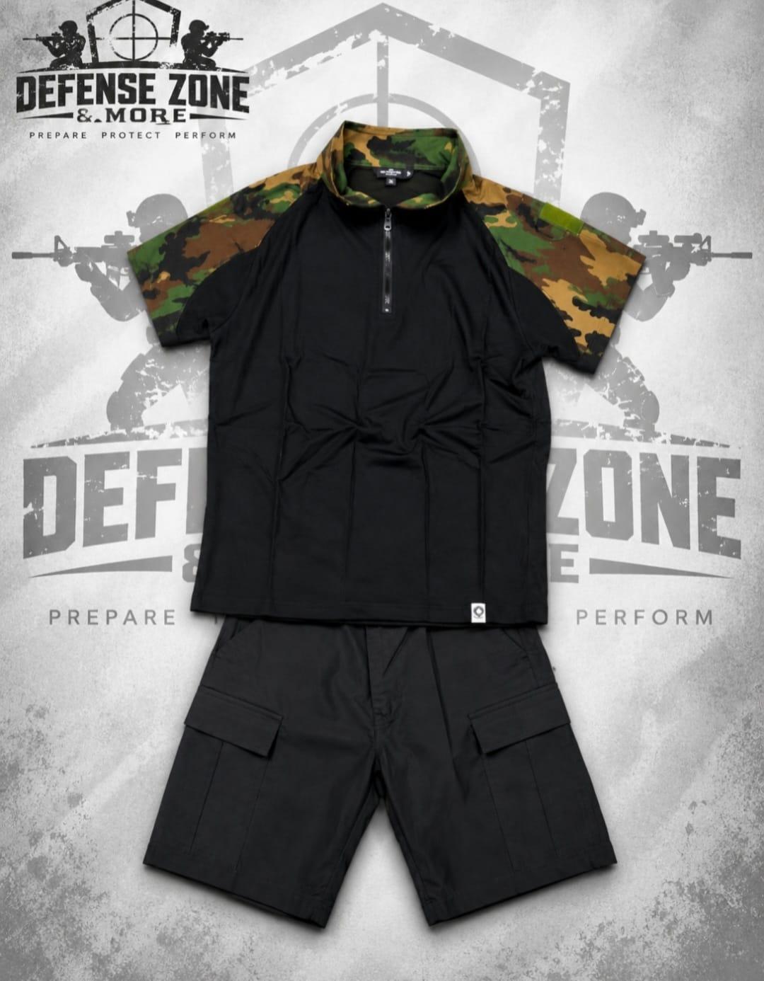 Grey Woodland Tactical Combat Shirt & Cargo Pants Set — 3