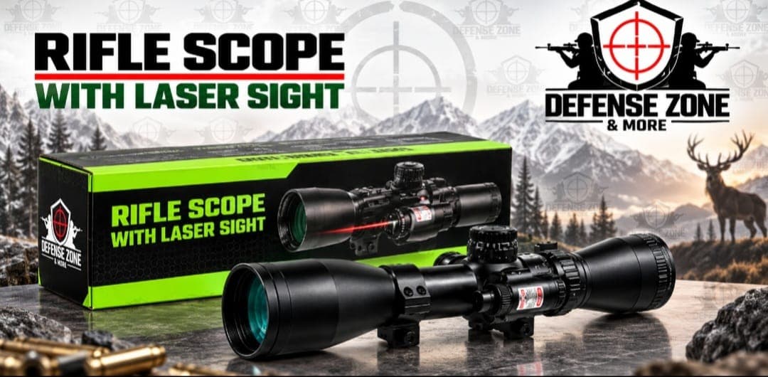 Rifle Scope with Laser Sight – M9 LSS-10X42E — 1