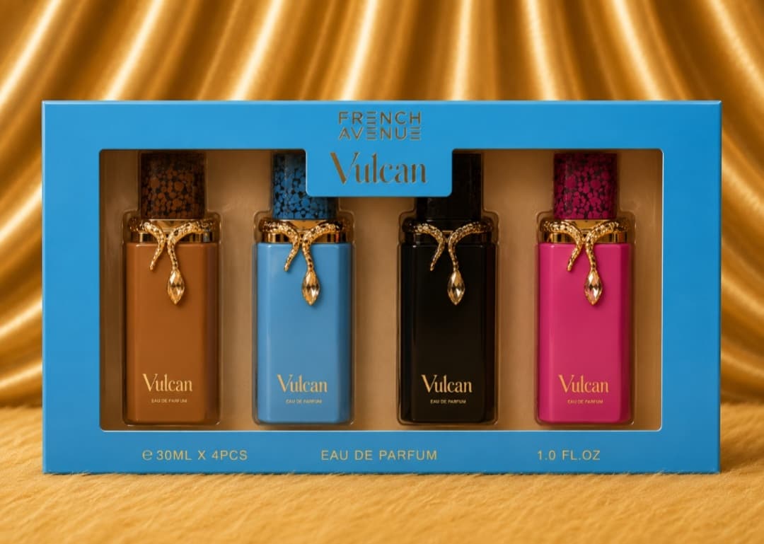 French Avenue Vulcan Collection – 4 × 30ml Eau de Parfum