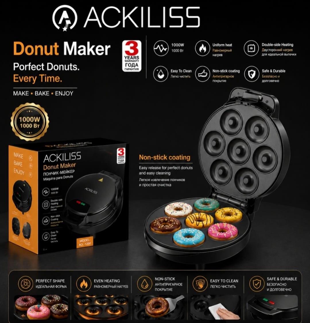 Ackiliss 1000W Donut Maker — 1