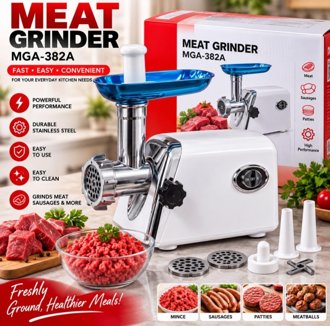 MGA-382A Electric Meat Grinder – Convenient Home Mincing Made Easy — 1