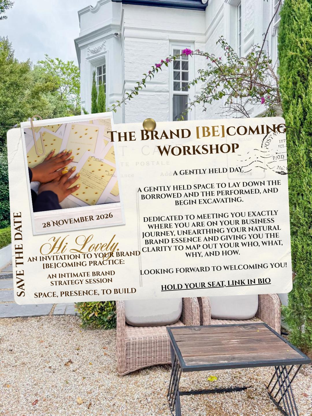The Brand [Be]coming Workshop