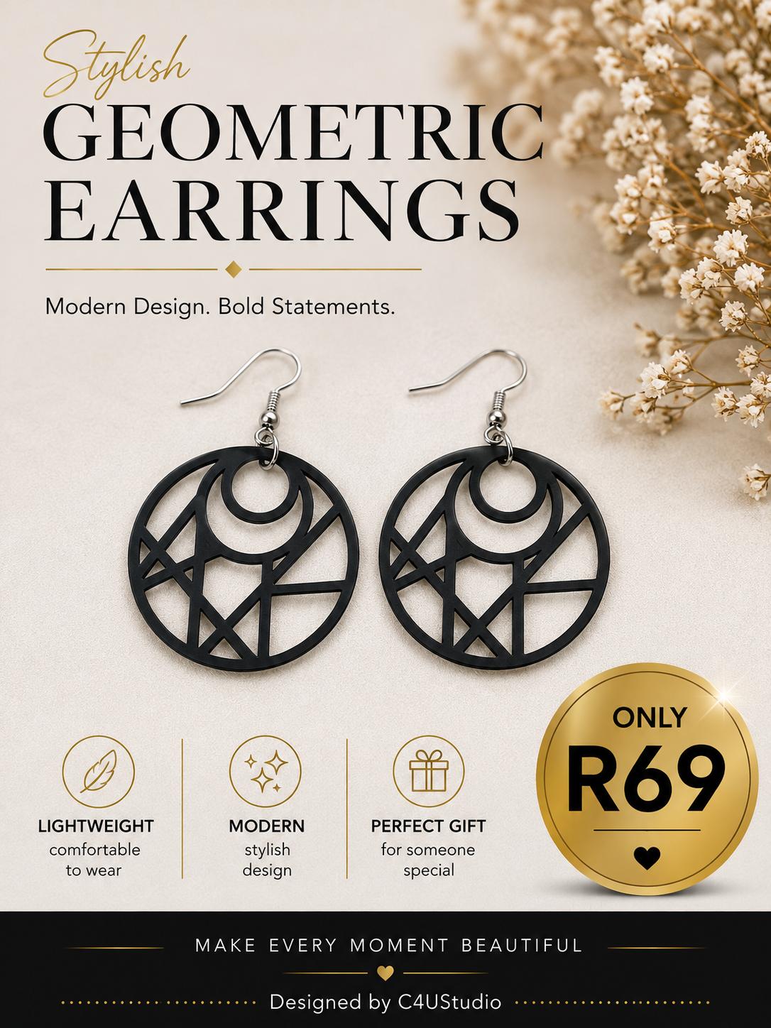 Geometric Earrings — 1