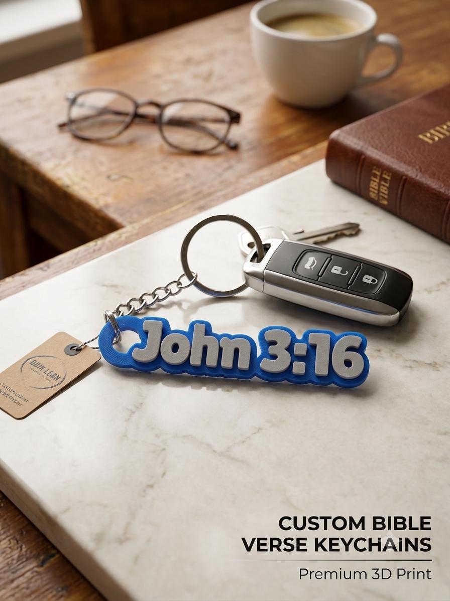 John 3:16 Keychain — 1