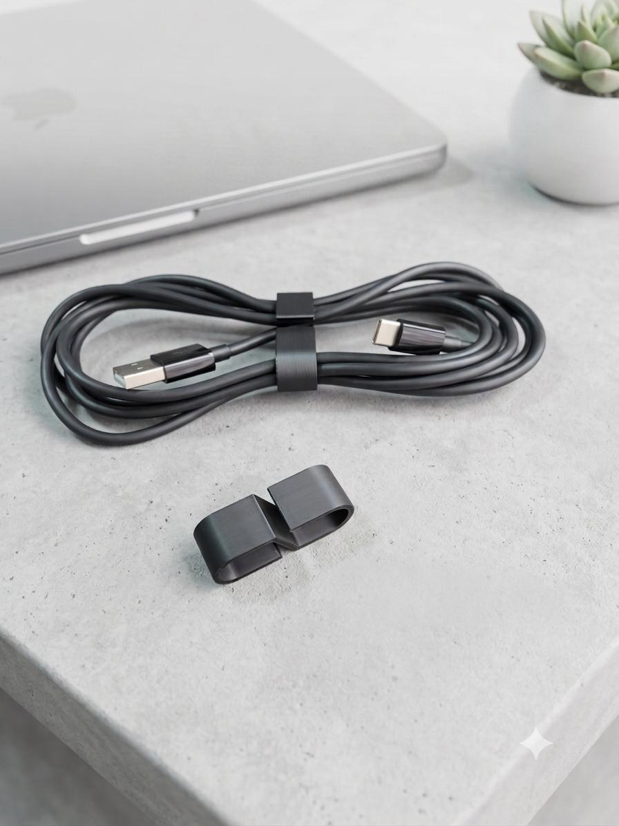 Cable organiser - Black pack of 20