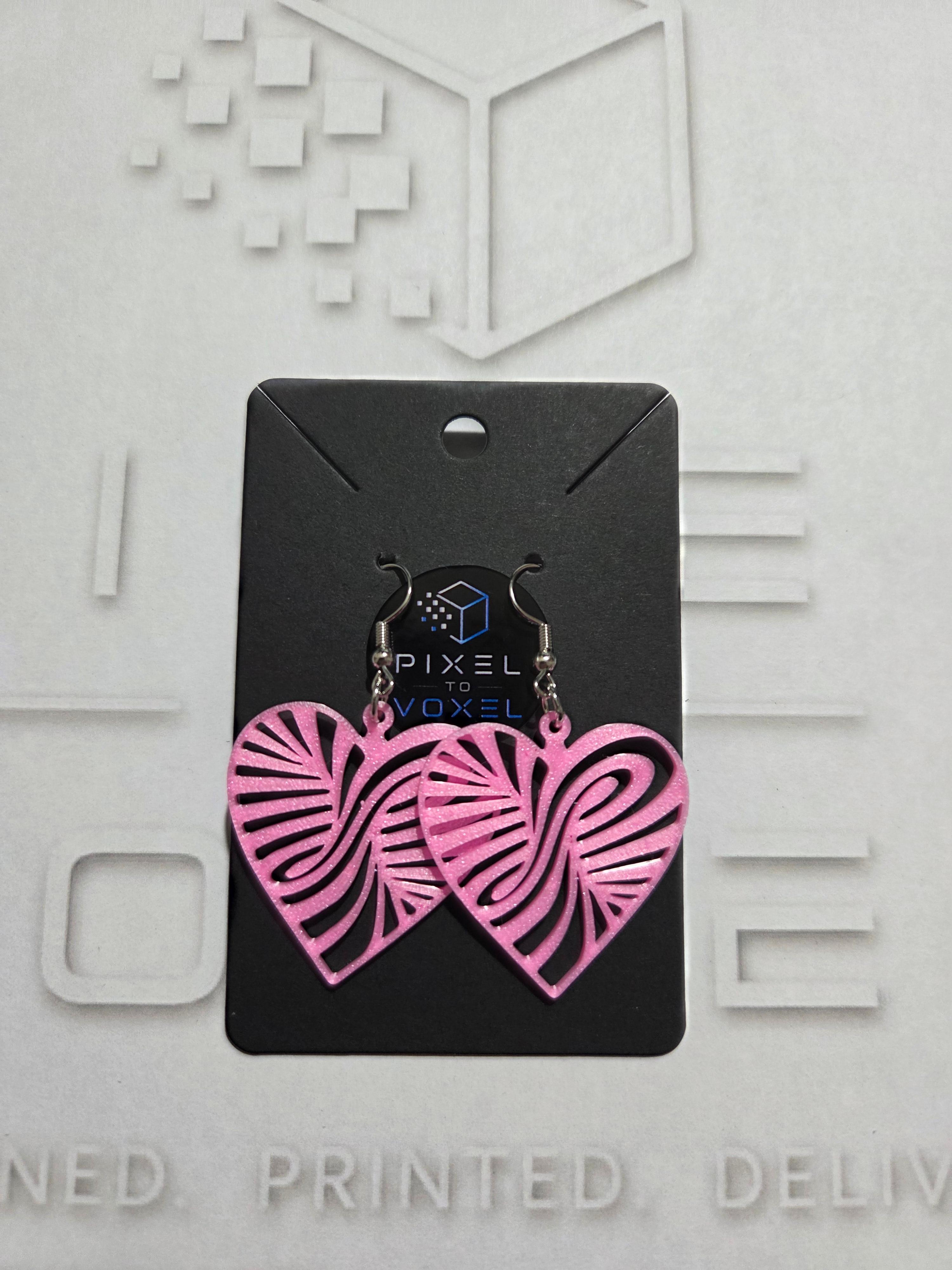 Heart of Eternal Motion Earrings - Pink — 1