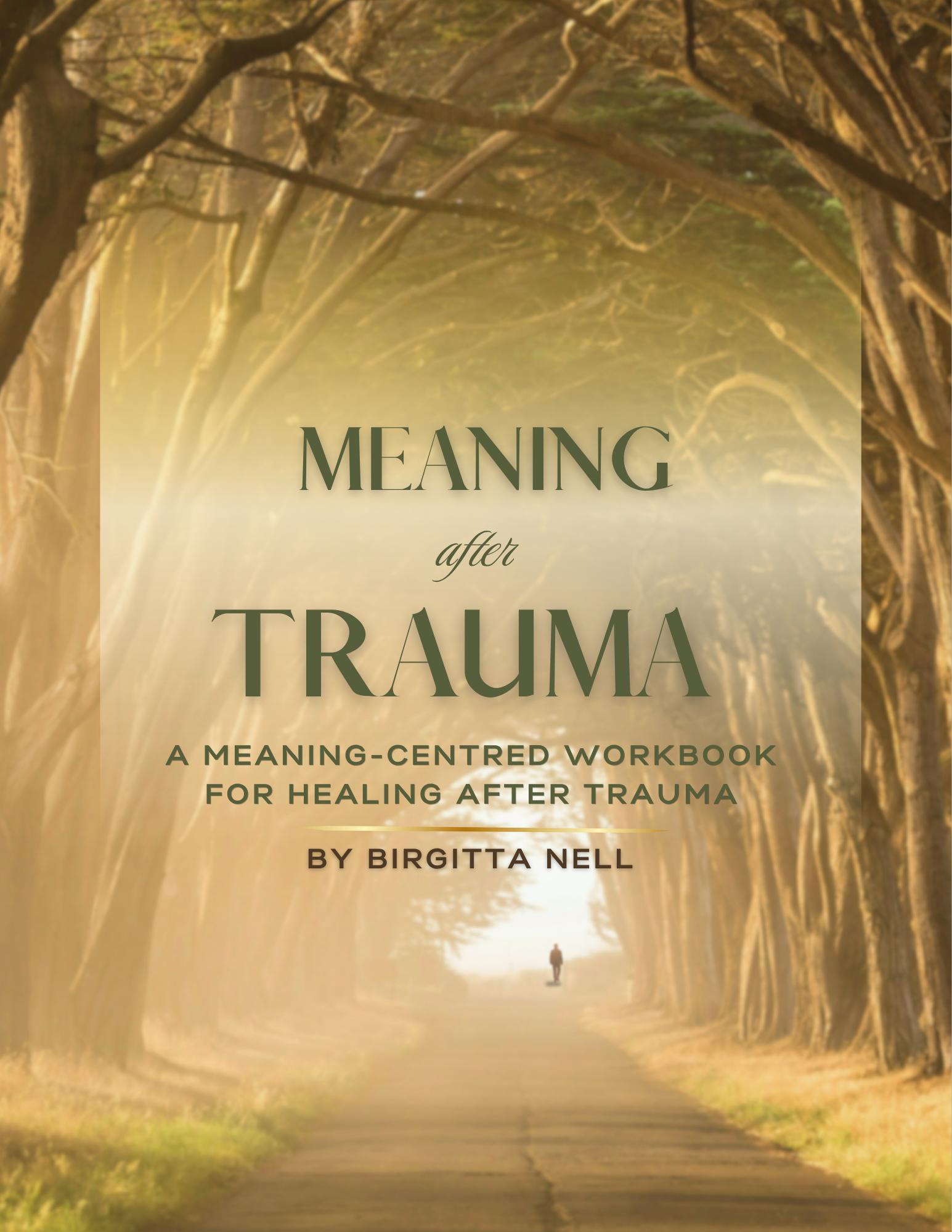 Trauma healing workbook