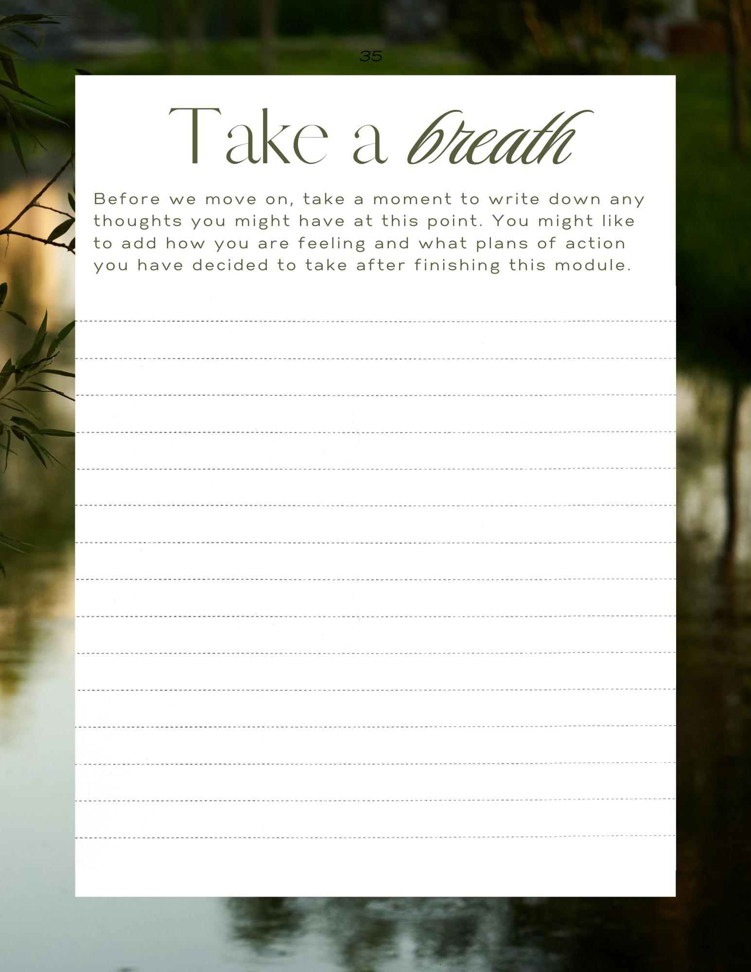 Trauma healing workbook, photo 3
