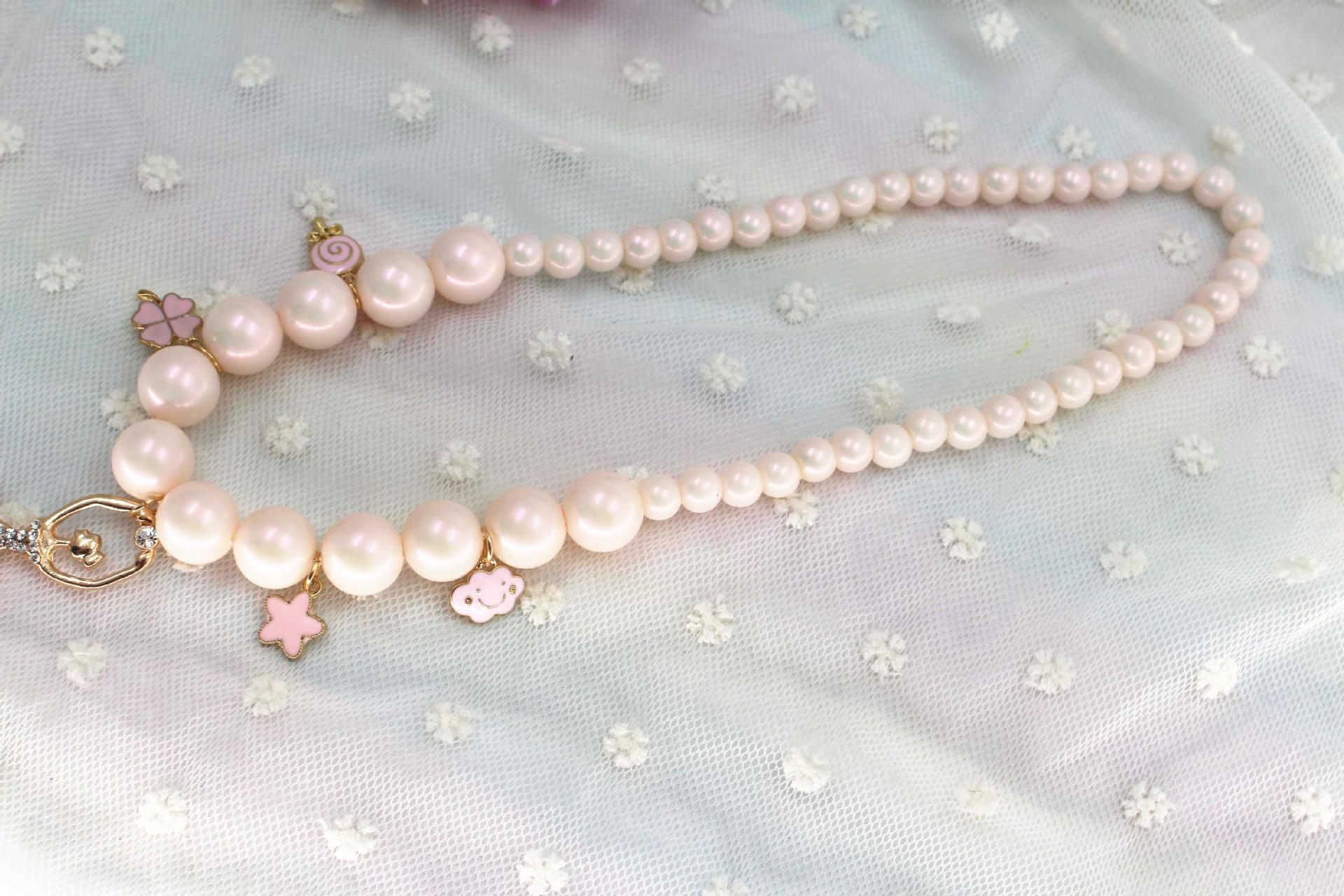 Korean-Style Pearl Necklace — 15