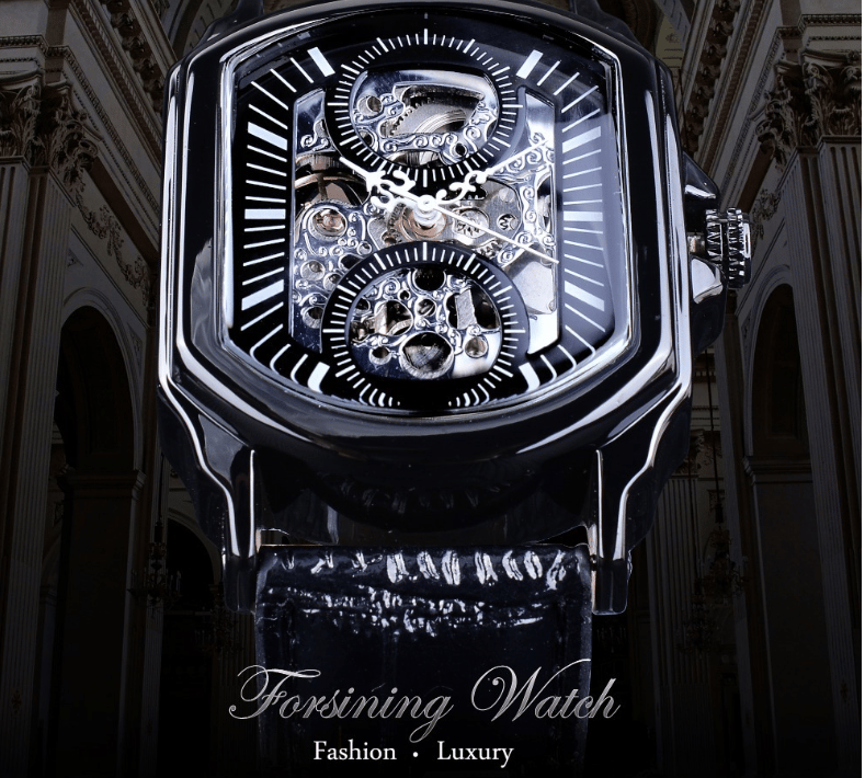 Men's Automatic Square Mechanical Watch — 6