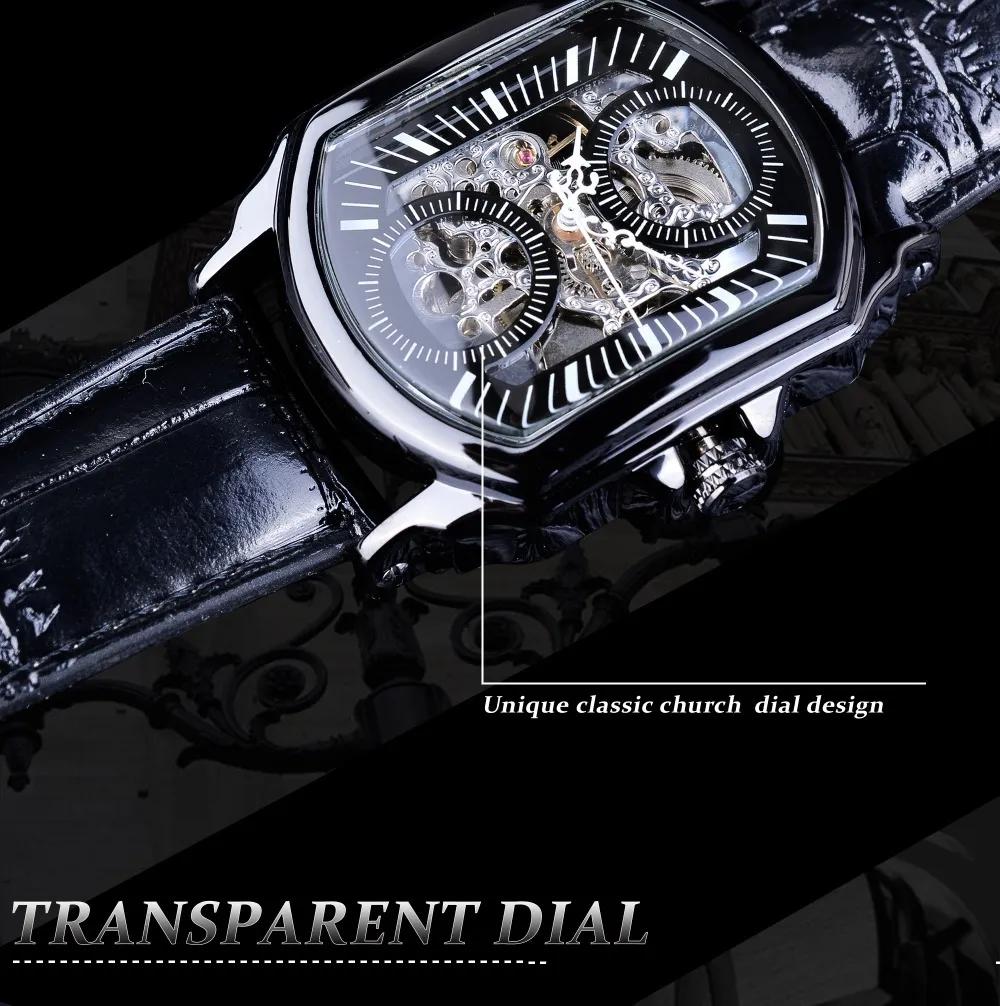 Men's Automatic Square Mechanical Watch — 9