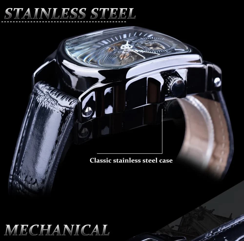 Men's Automatic Square Mechanical Watch — 7