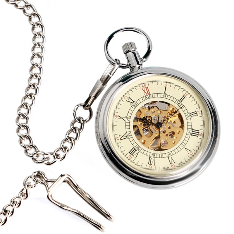 Automatic mechanical pocket watch — 9