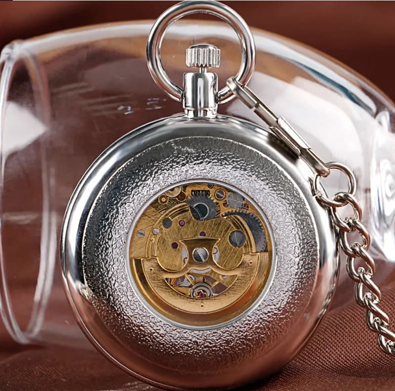 Automatic mechanical pocket watch — 3