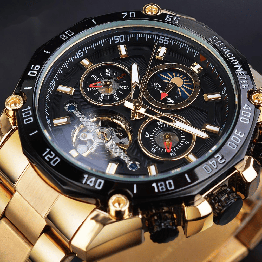 Tourbillon multifunctional waterproof automatic mechanical watch — 7