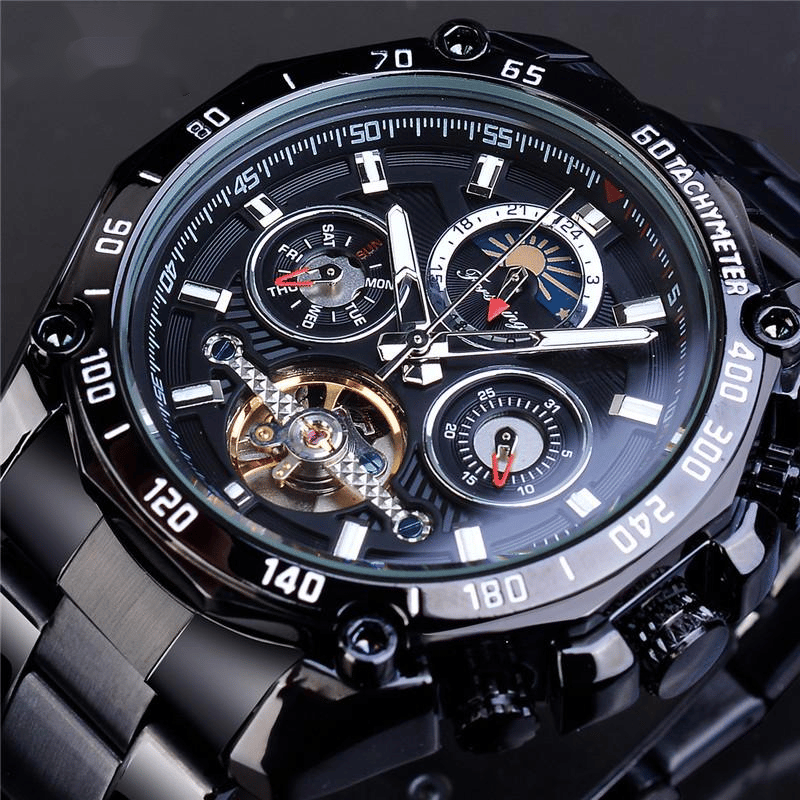 Tourbillon multifunctional waterproof automatic mechanical watch — 6