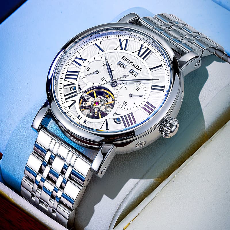 Multifunctional Mechanical Men's Automatic Waterproof Watch — 2