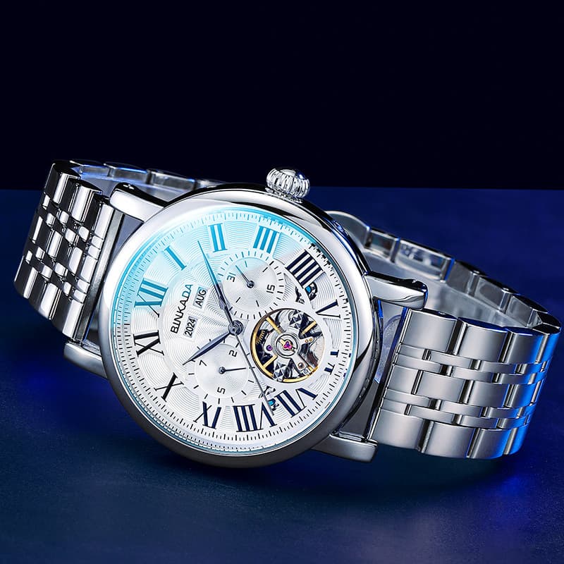 Multifunctional Mechanical Men's Automatic Waterproof Watch — 5
