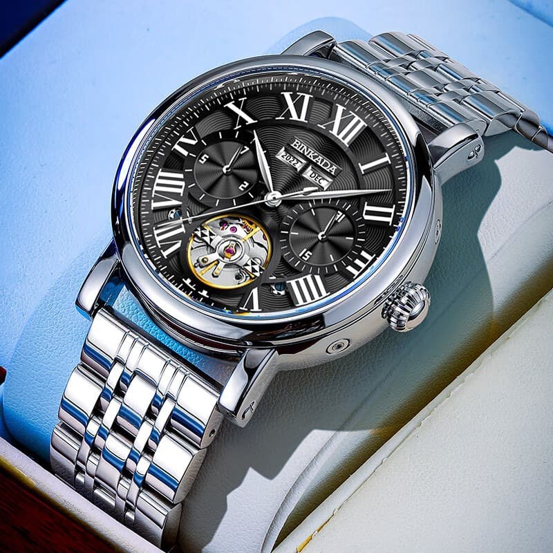 Multifunctional Mechanical Men's Automatic Waterproof Watch — 3