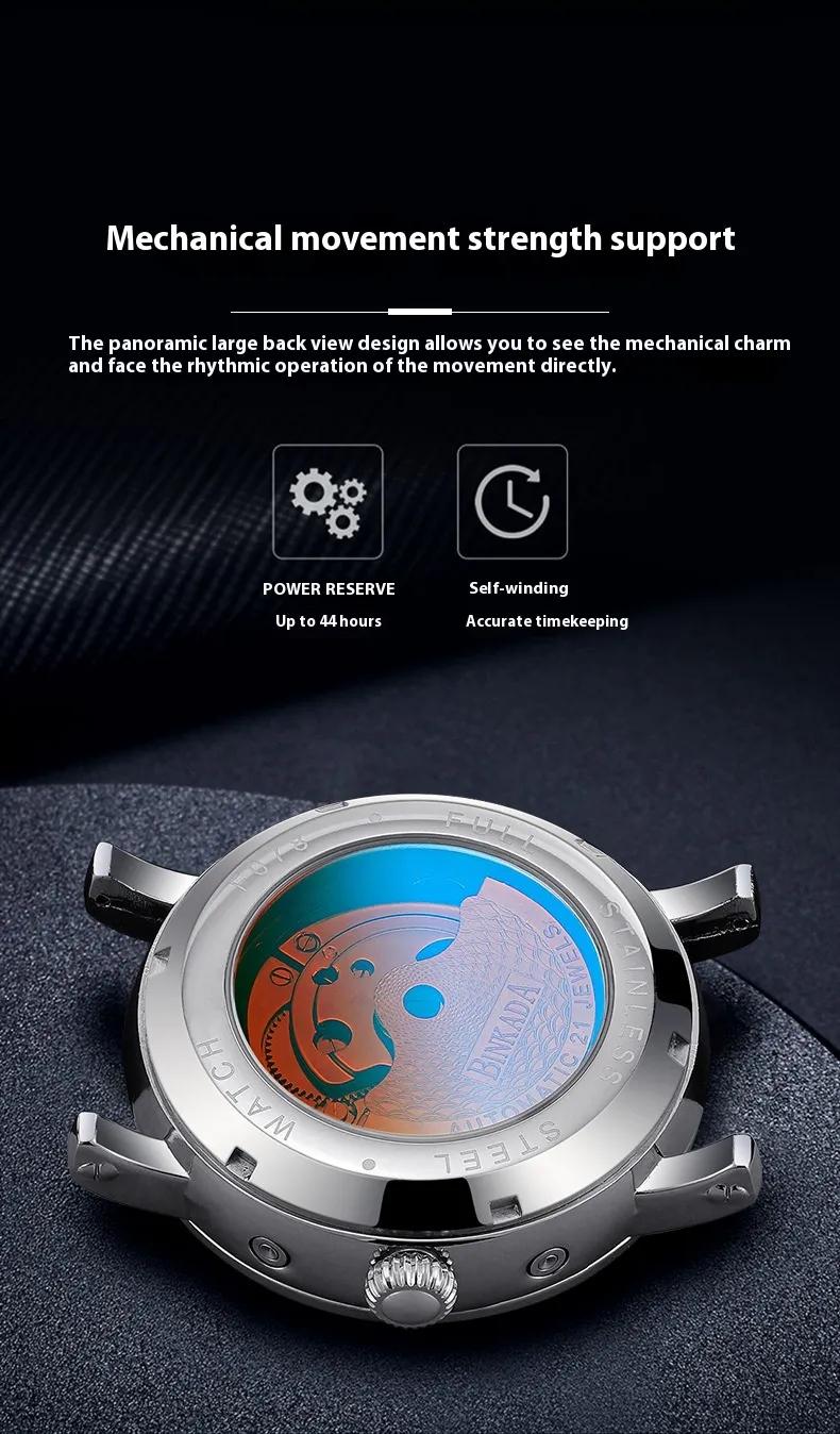 Multifunctional Mechanical Men's Automatic Waterproof Watch — 8