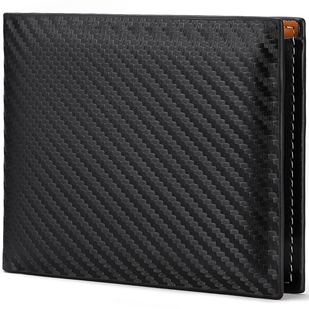Carbon Fiber Wallet Men's Card Holder One-piece Zipper — 9
