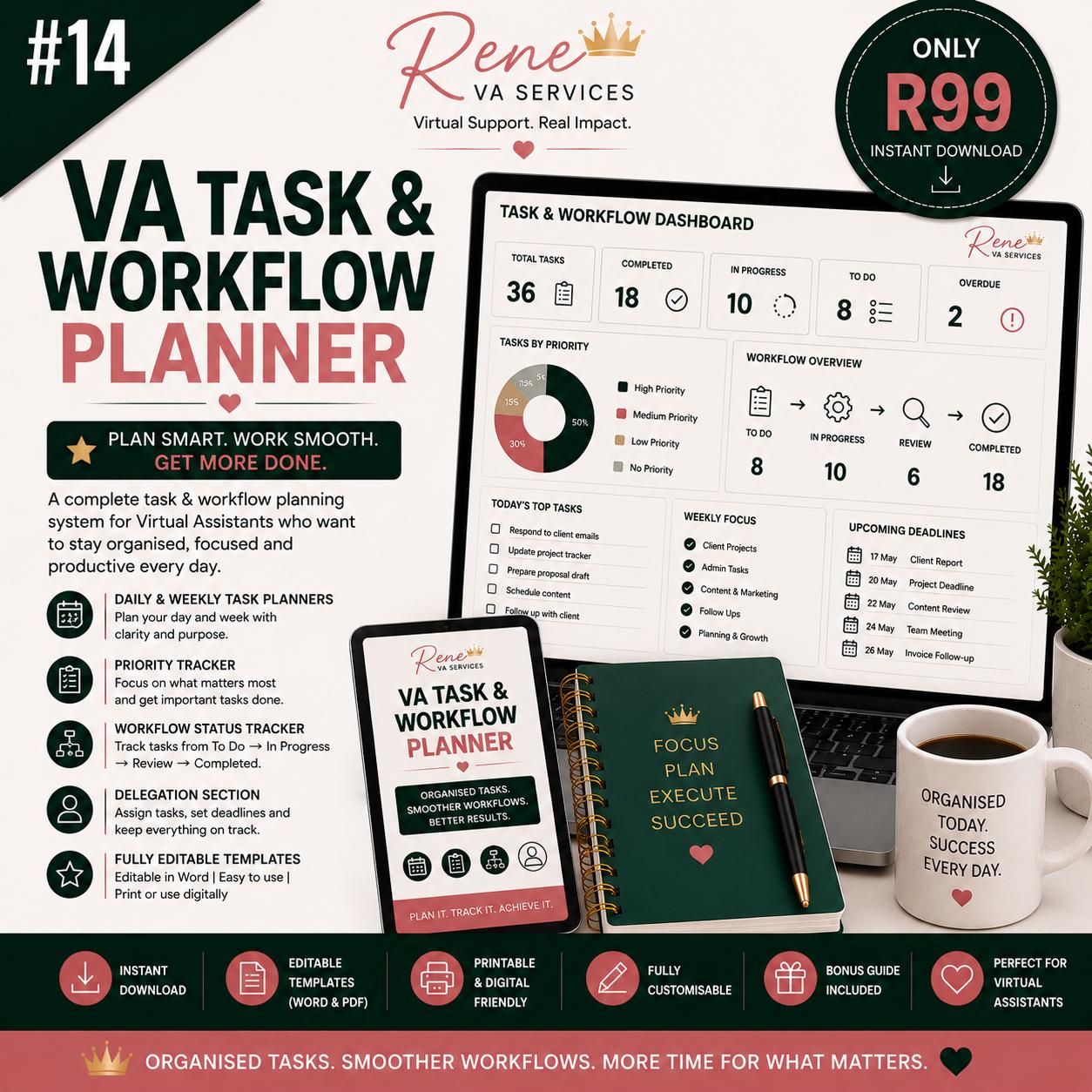 Virtual Assistant Task & Workflow Planner