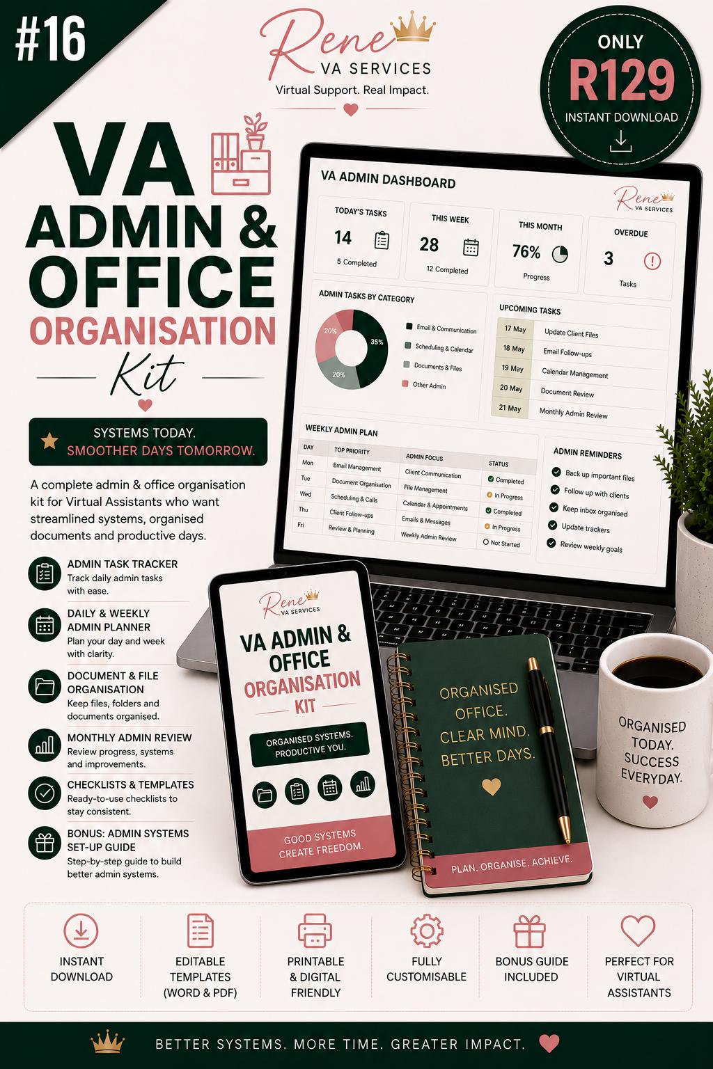 VA Admin & Office Organisation Kit