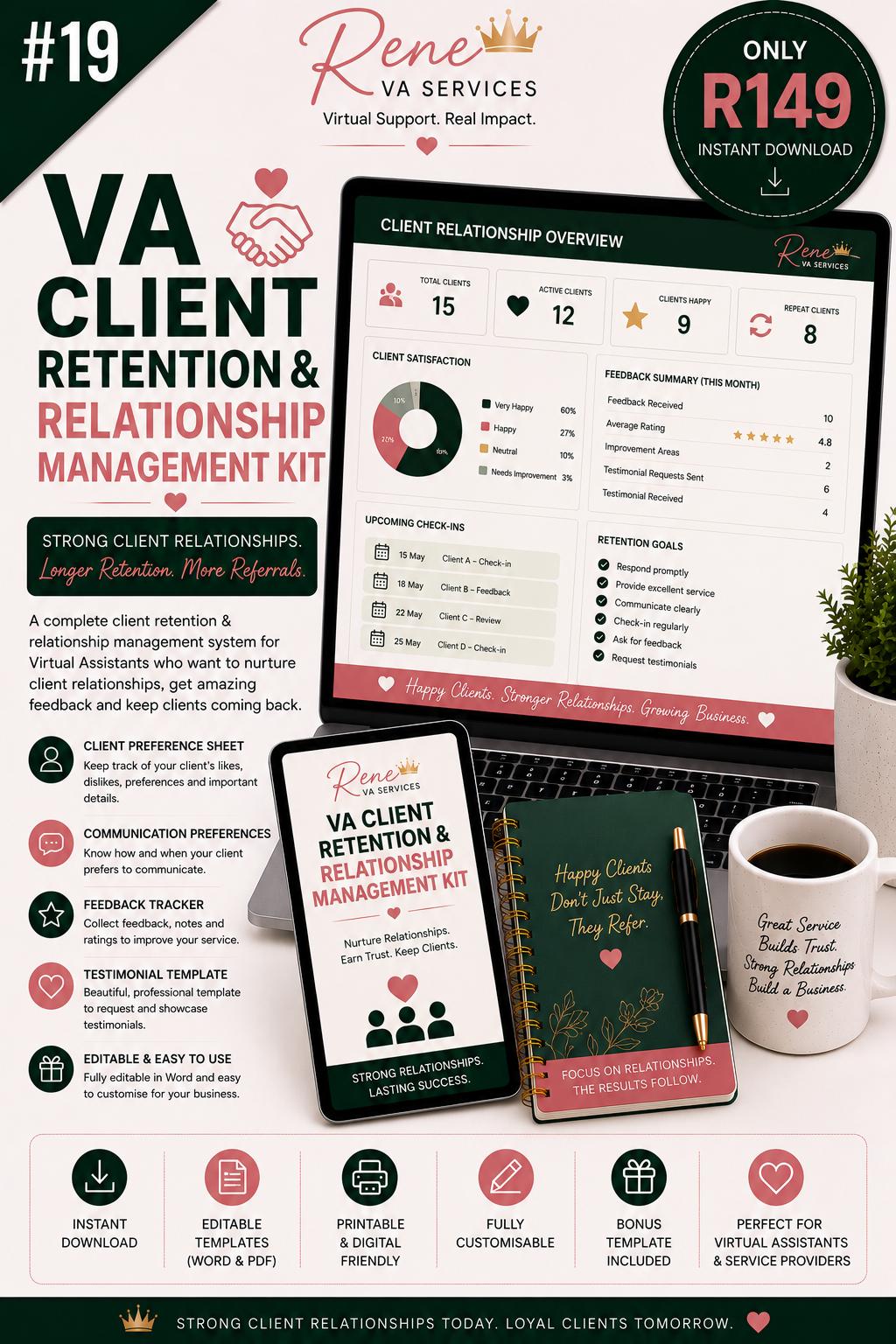 Virtual Assistant Client Retention & Relationship Management
