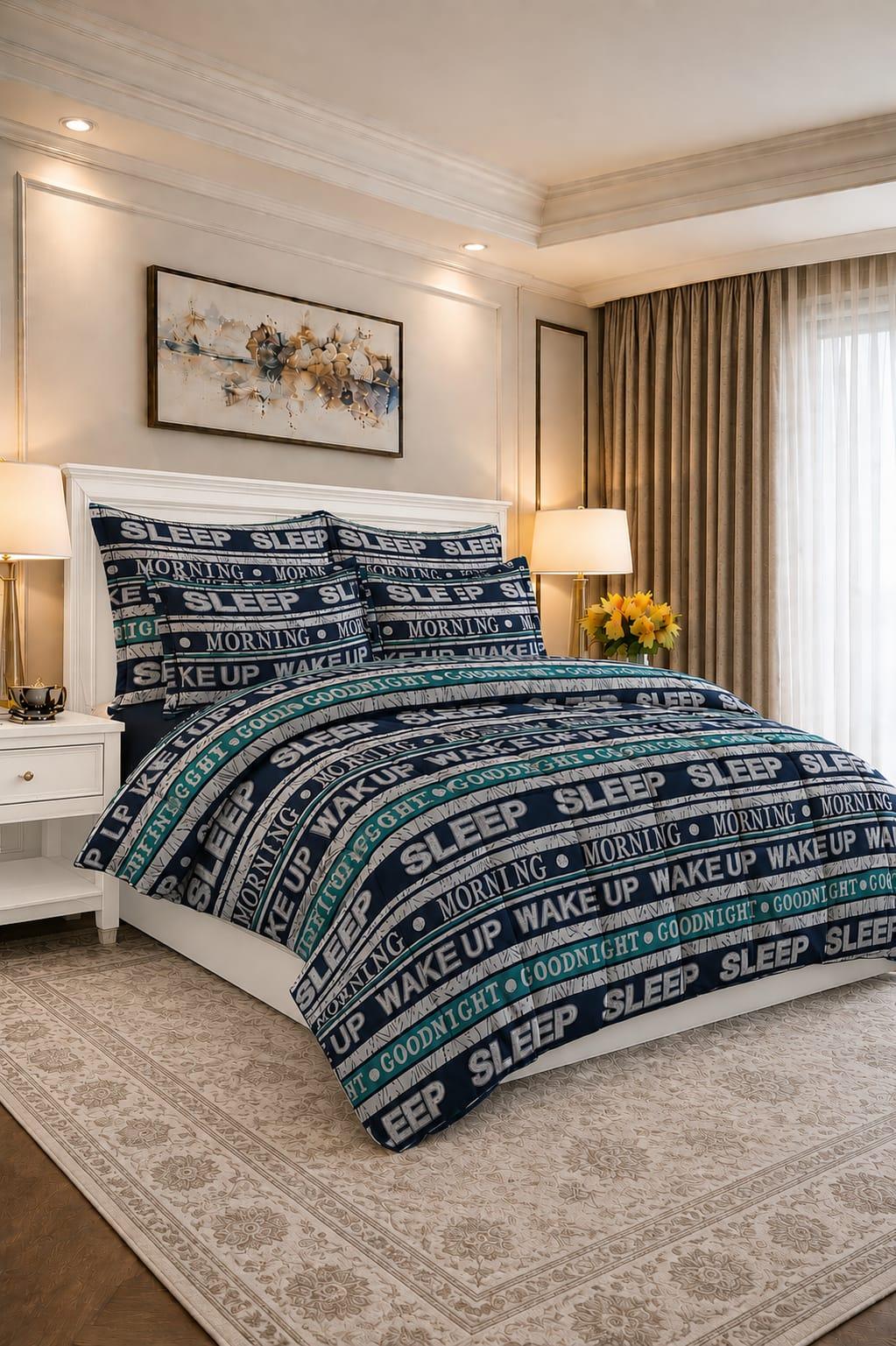 Sleep Comfort Comforter Set - King Size, photo 1