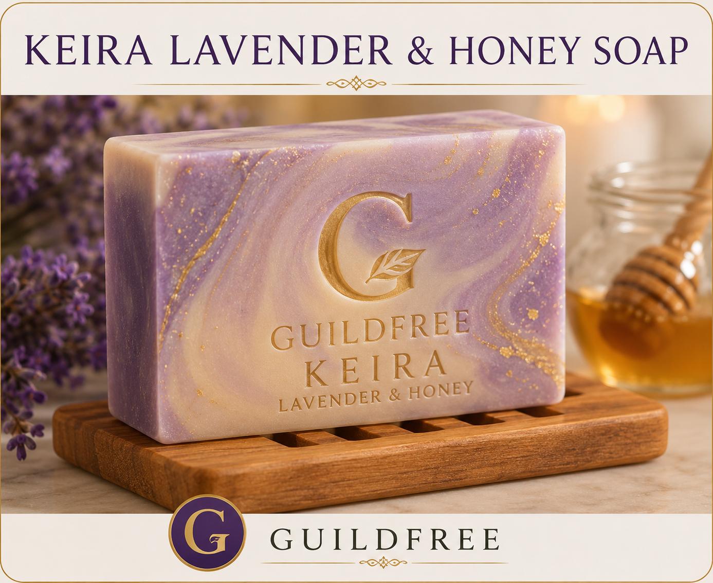 Keira Lavender & Honey Handmade Soap