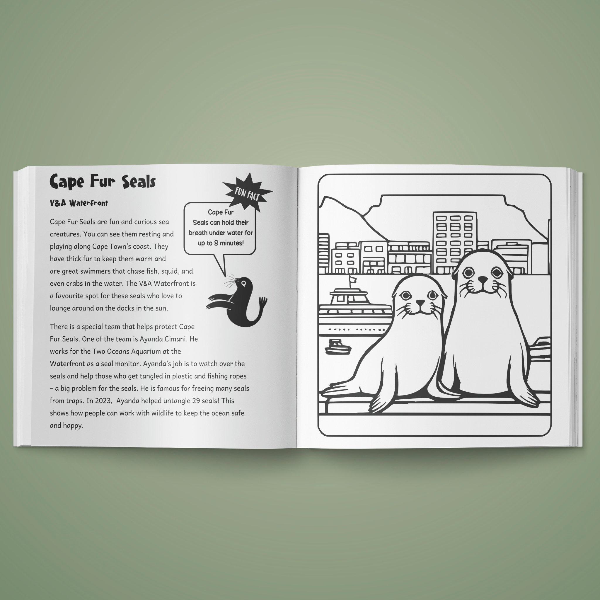 Cape Town's Amazing Wildlife Colouring Book — 2