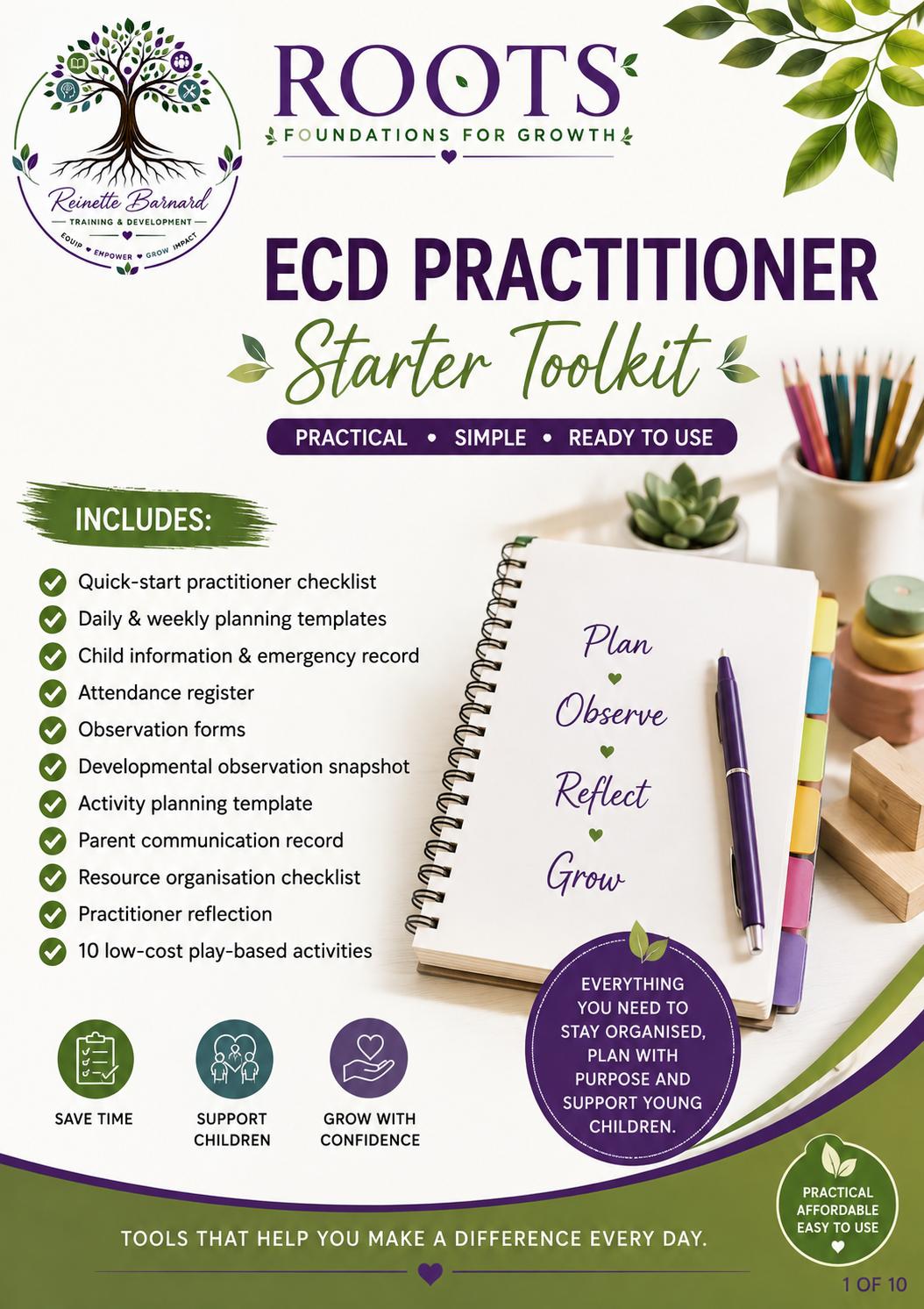 ECD PRACTITIONER starter toolkit — 1