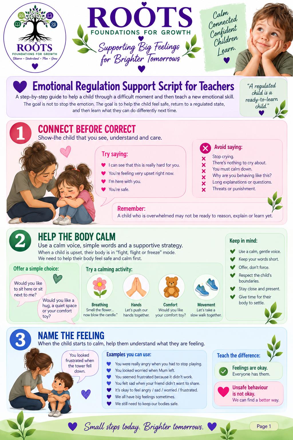 Emotional support scripts 