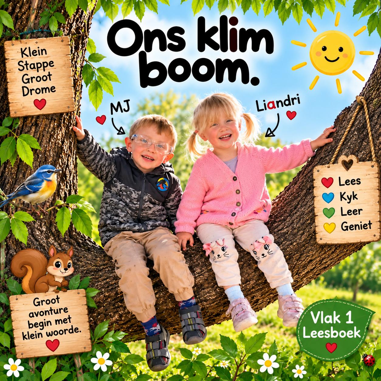 Leesboeke vlak 1 en op