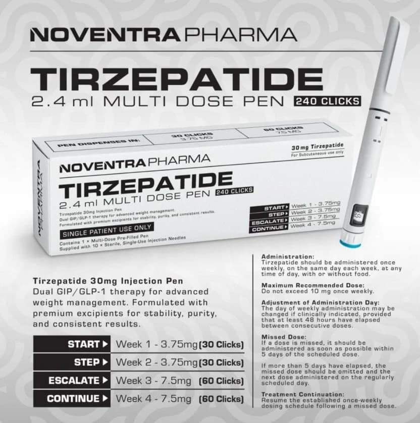 NoventraPharma - Tirzepatide 30mg Pen