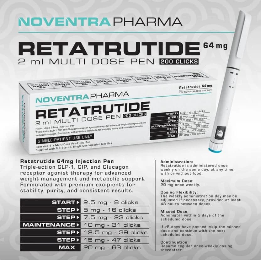 NoventraPharma - Retatrutide 64mg Pen