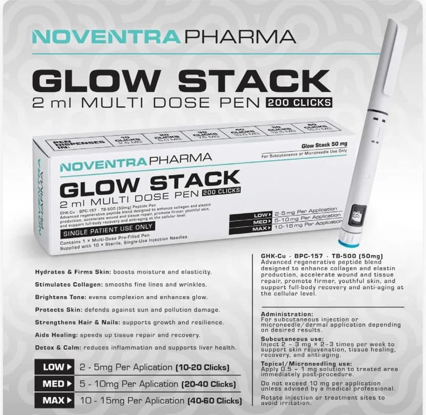 NoventraPharma - Glow Stack 70mg Pen